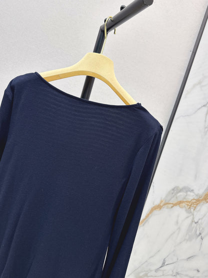 Miu 25fw off-shoulder shirt