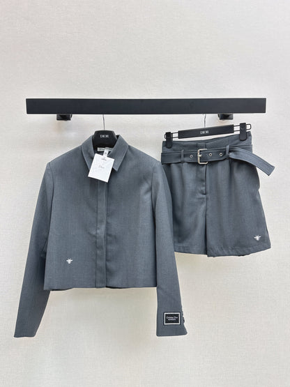 CD 25fw embroidered suit