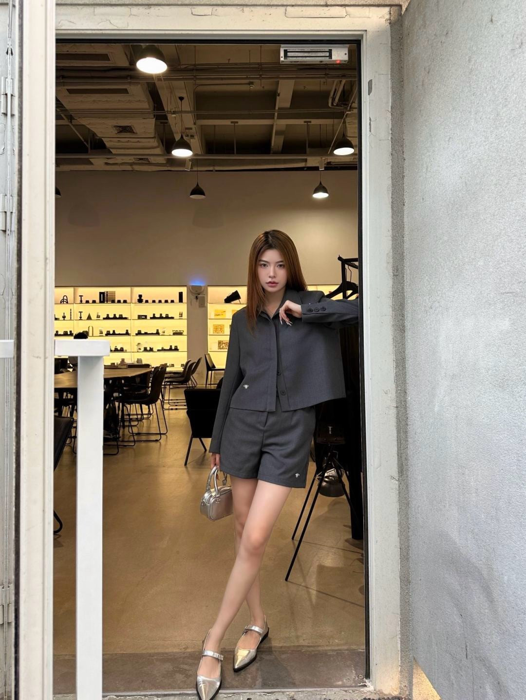 CD 25fw embroidered suit