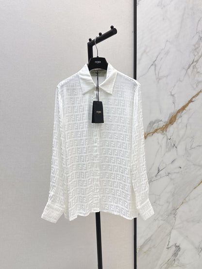 Fend 25fw jacquard shirt
