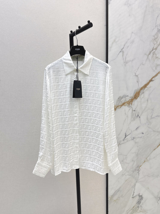 Fend 25fw jacquard shirt