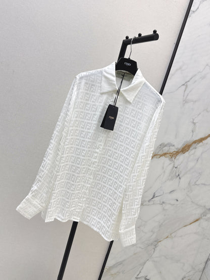 Fend 25fw jacquard shirt