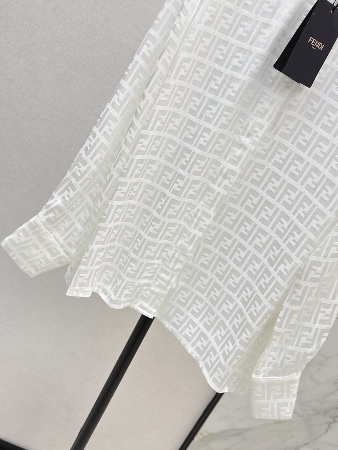 Fend 25fw jacquard shirt