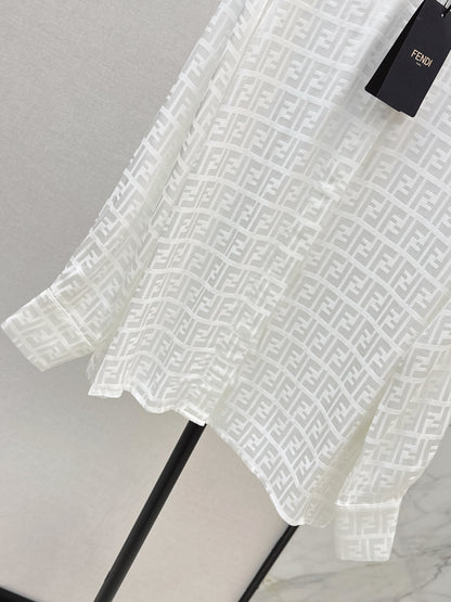 Fend 25fw jacquard shirt