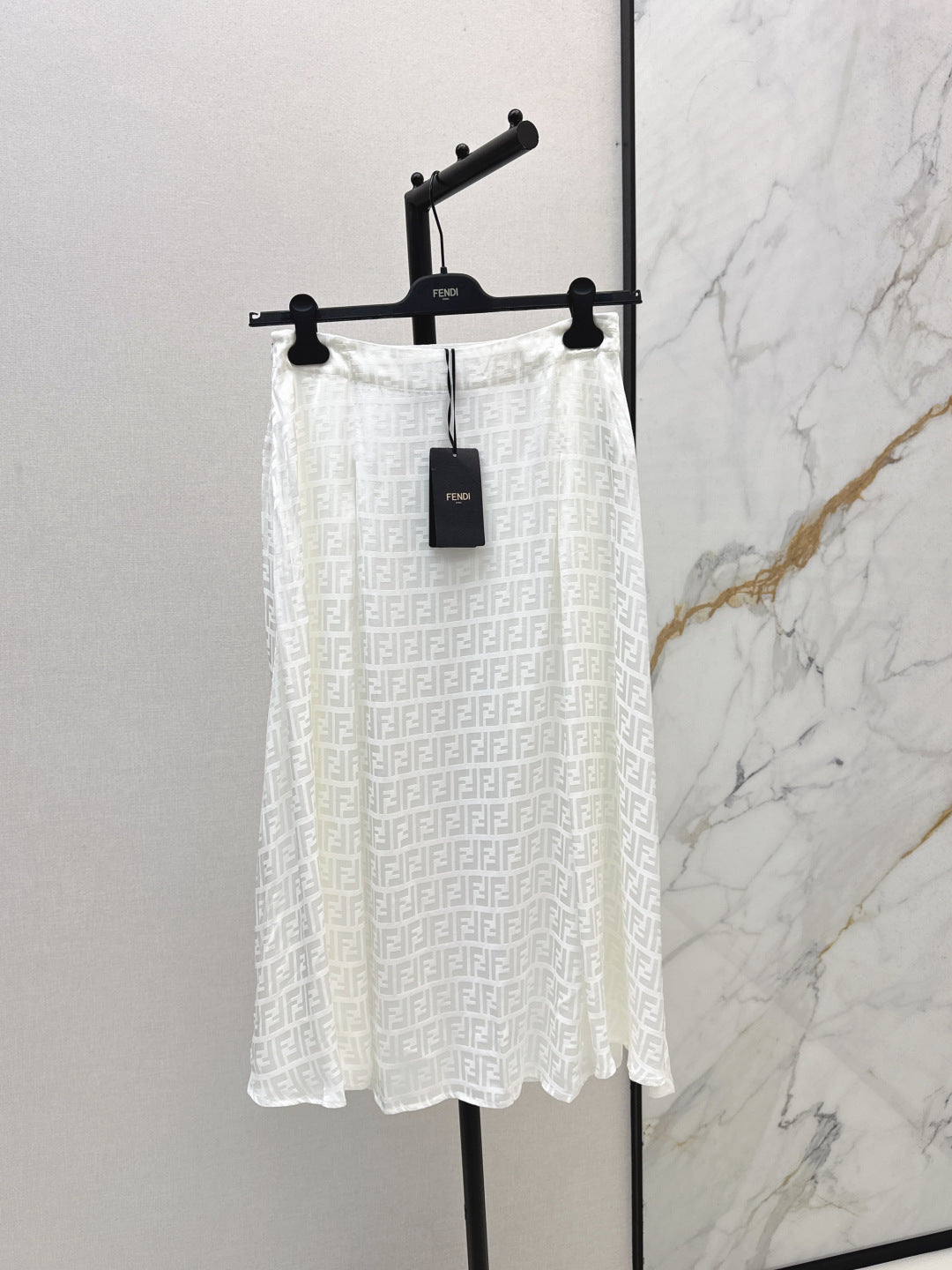 Fend 25fw jacquard skirt