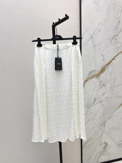 Fend 25fw jacquard skirt