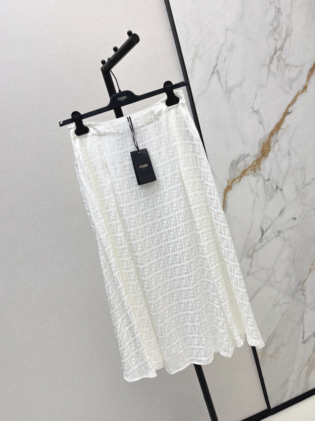 Fend 25fw jacquard skirt