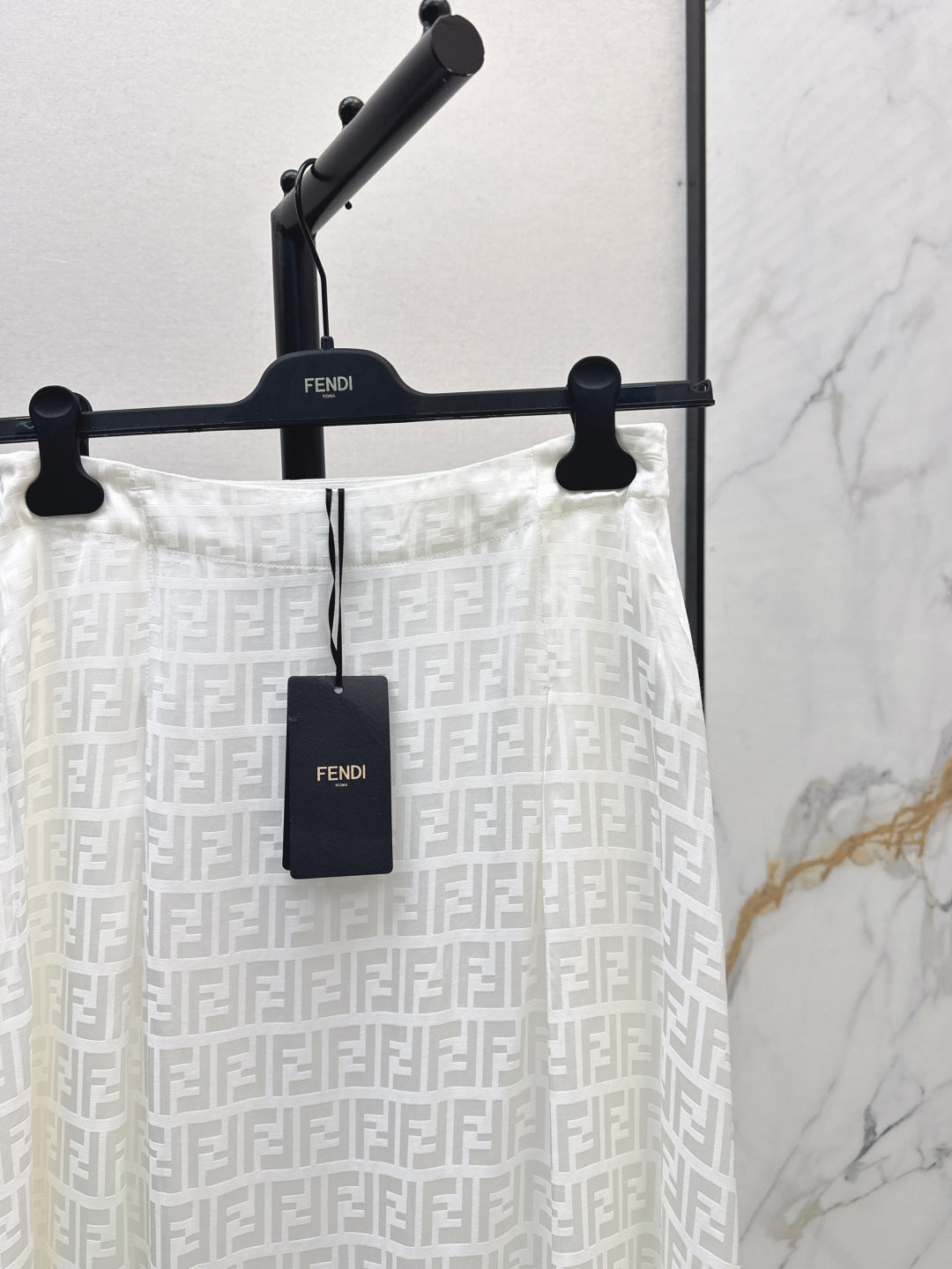 Fend 25fw jacquard skirt