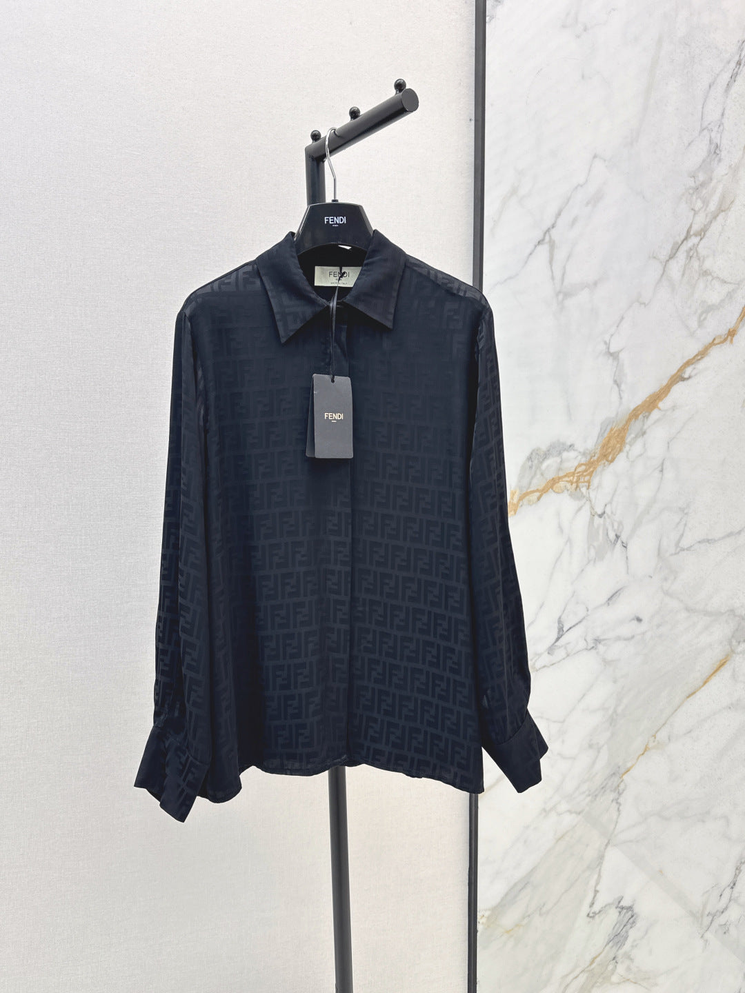 Fend 25fw jacquard shirt