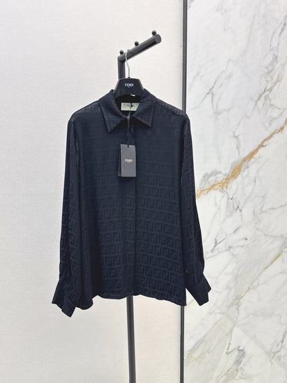 Fend 25fw jacquard shirt