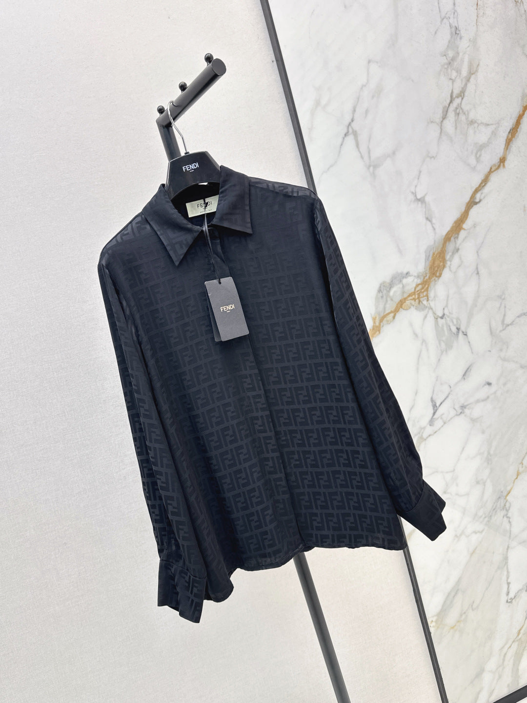 Fend 25fw jacquard shirt