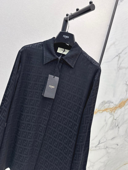 Fend 25fw jacquard shirt