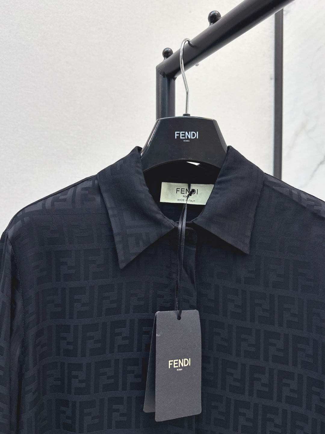 Fend 25fw jacquard shirt