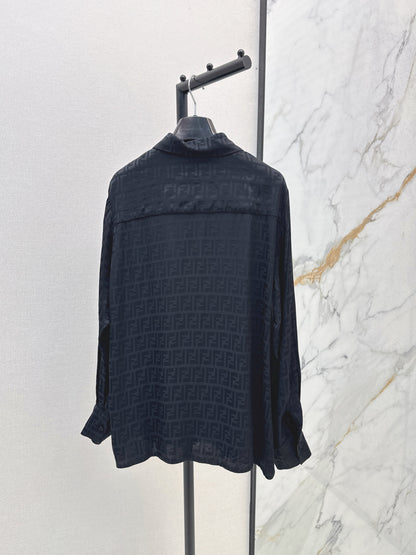 Fend 25fw jacquard shirt