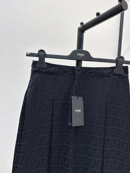 Fend 25fw jacquard skirt