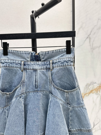 Zimm 25fw denim skirt
