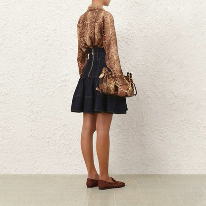 Zimm 25fw denim skirt