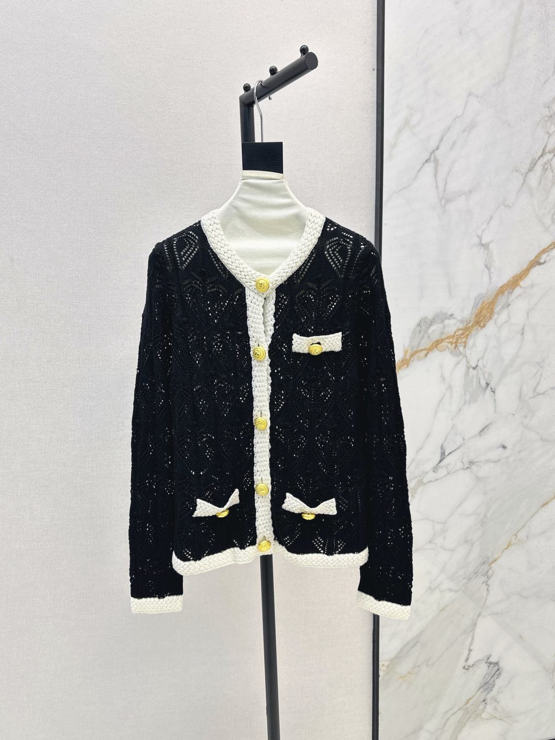 Bal 25fw knitted cardigan