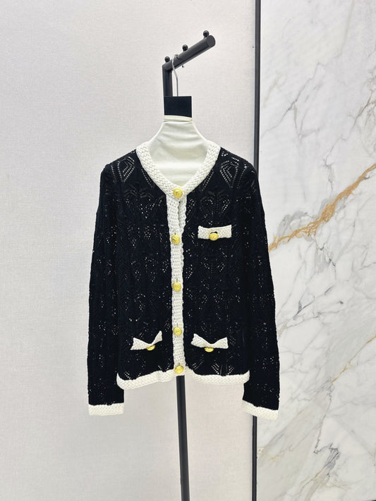 Bal 25fw knitted cardigan
