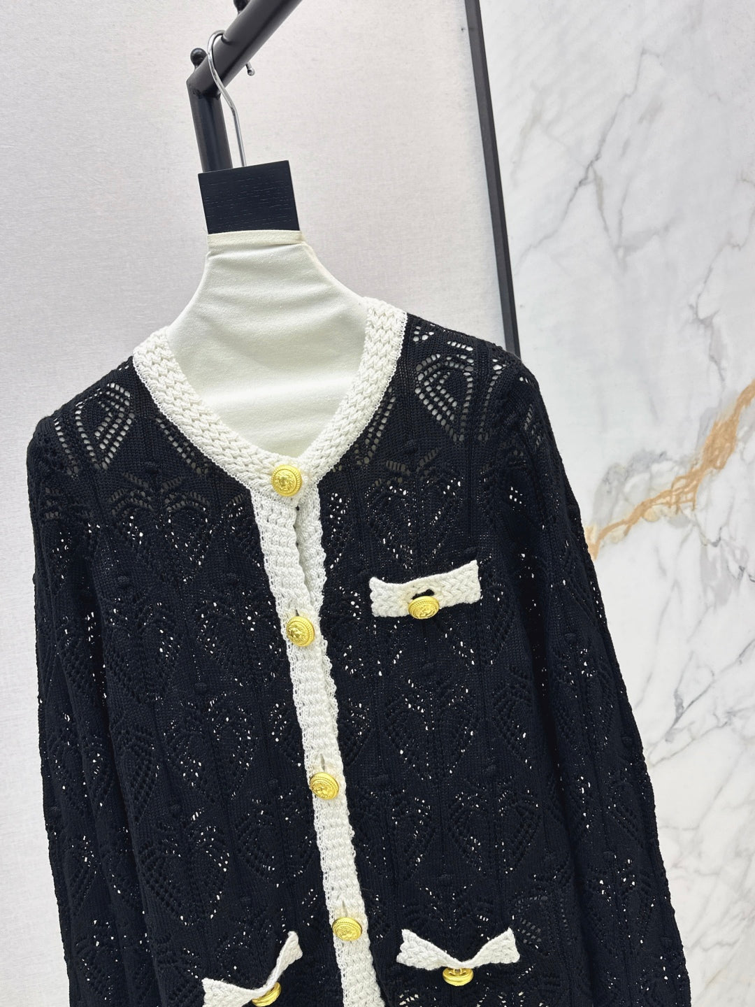 Bal 25fw knitted cardigan
