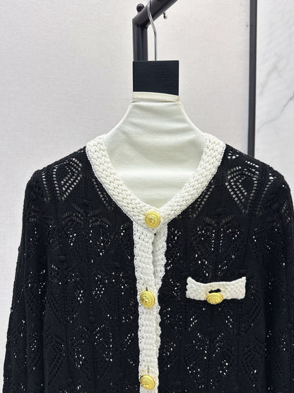 Bal 25fw knitted cardigan