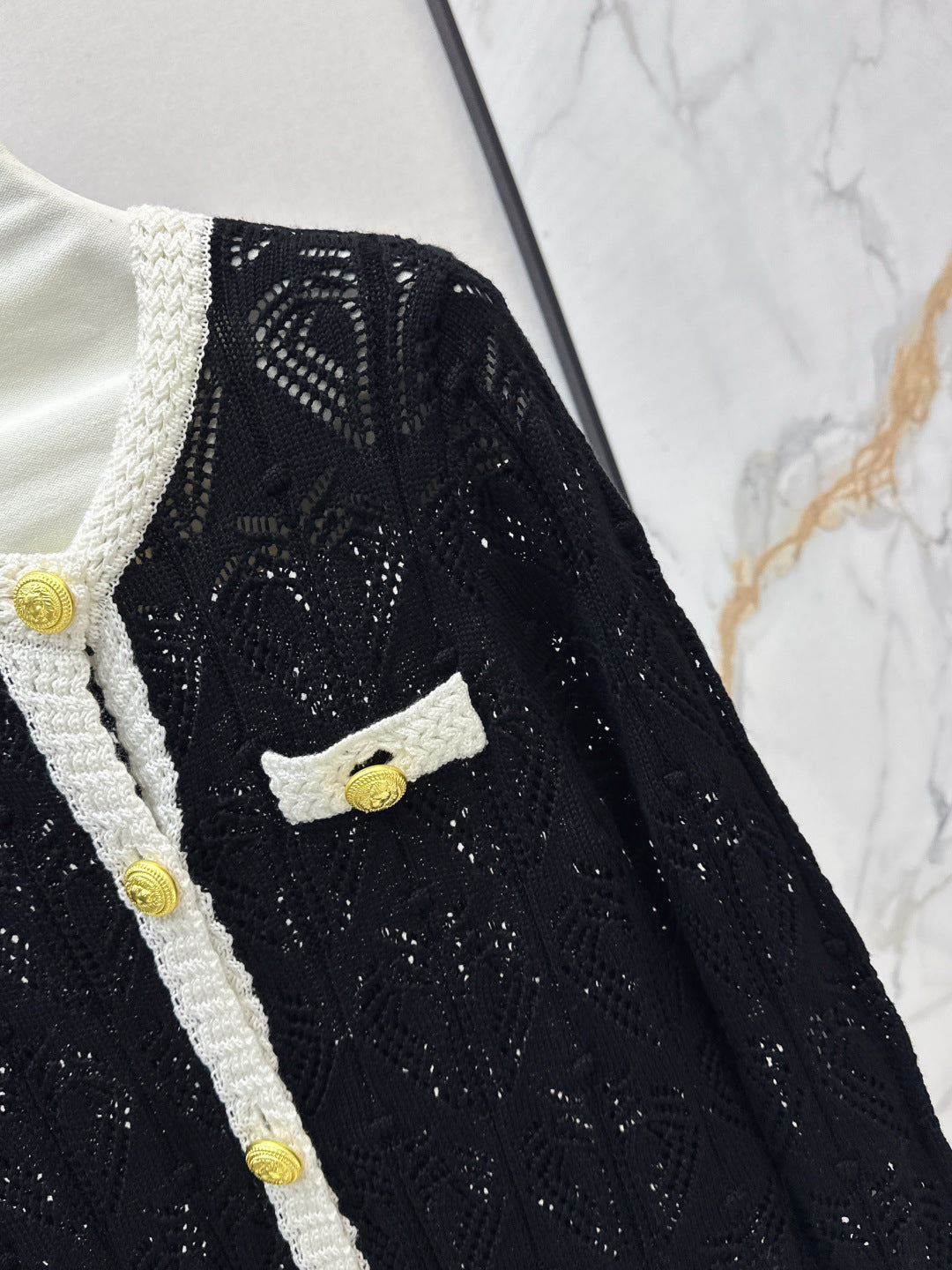 Bal 25fw knitted cardigan
