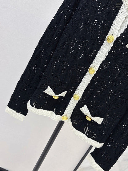 Bal 25fw knitted cardigan