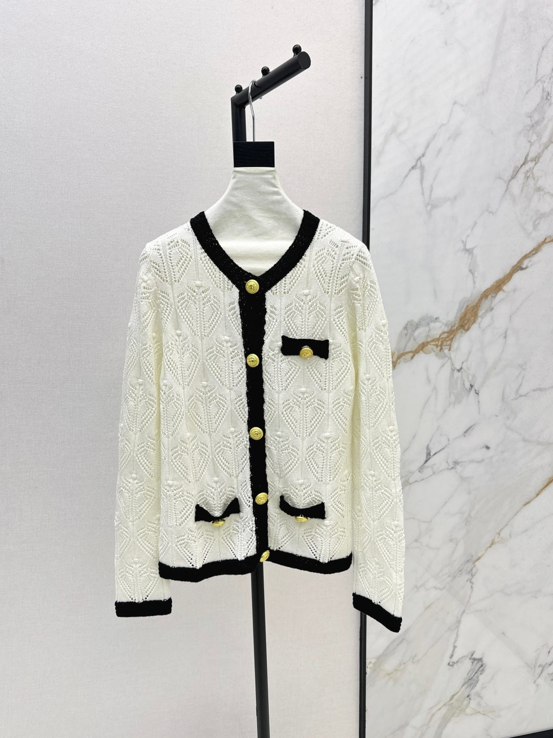 Bal 25fw knitted cardigan