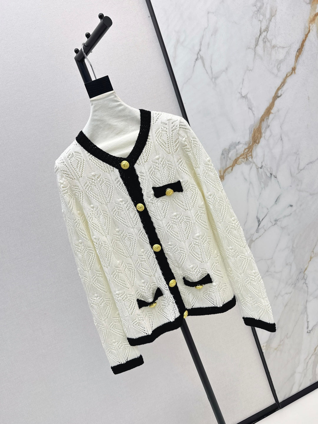 Bal 25fw knitted cardigan