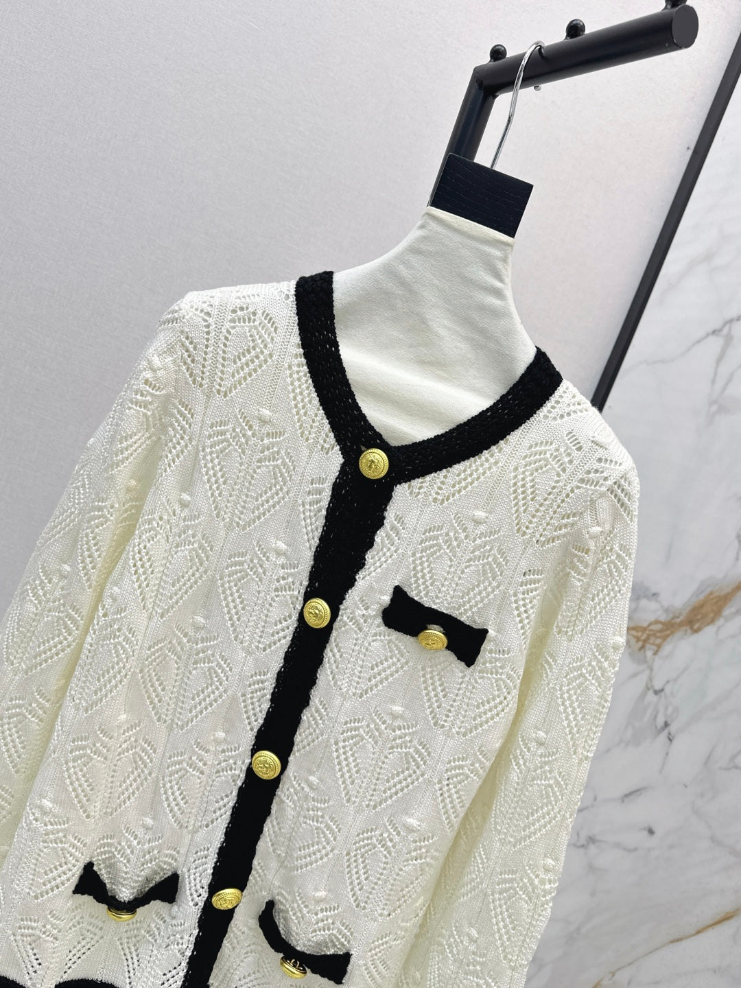 Bal 25fw knitted cardigan