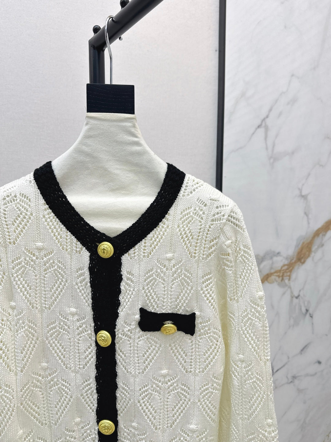 Bal 25fw knitted cardigan