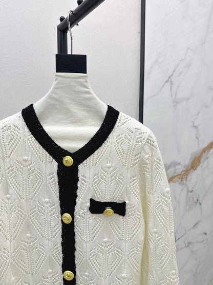 Bal 25fw knitted cardigan