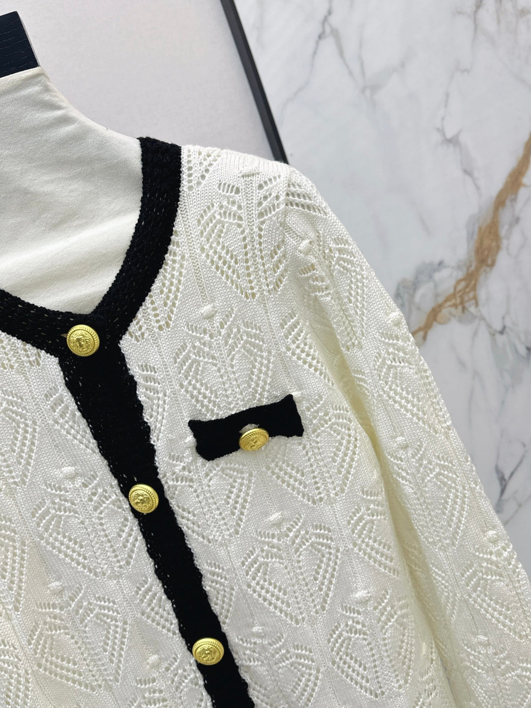 Bal 25fw knitted cardigan