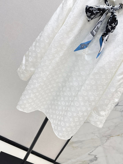 Louis 25fw jacquard dress