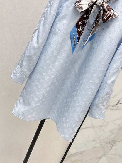 Louis 25fw jacquard dress