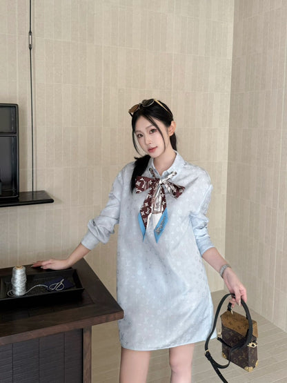 Louis 25fw jacquard dress