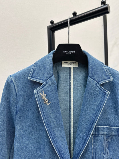 Saint lau 25fw denim jacket