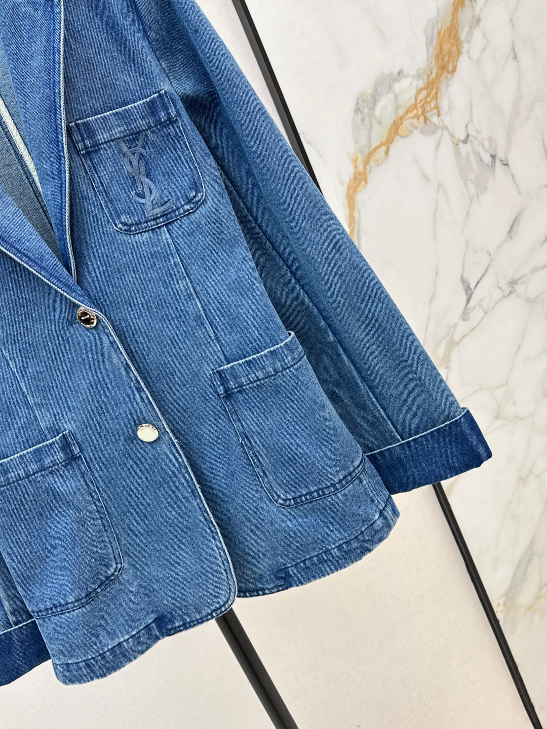 Saint lau 25fw denim jacket
