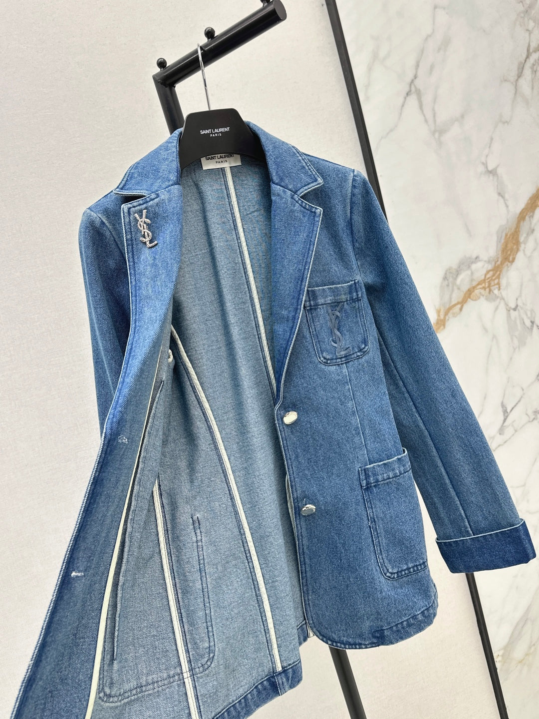 Saint lau 25fw denim jacket