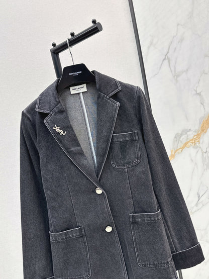 Saint lau 25fw denim jacket