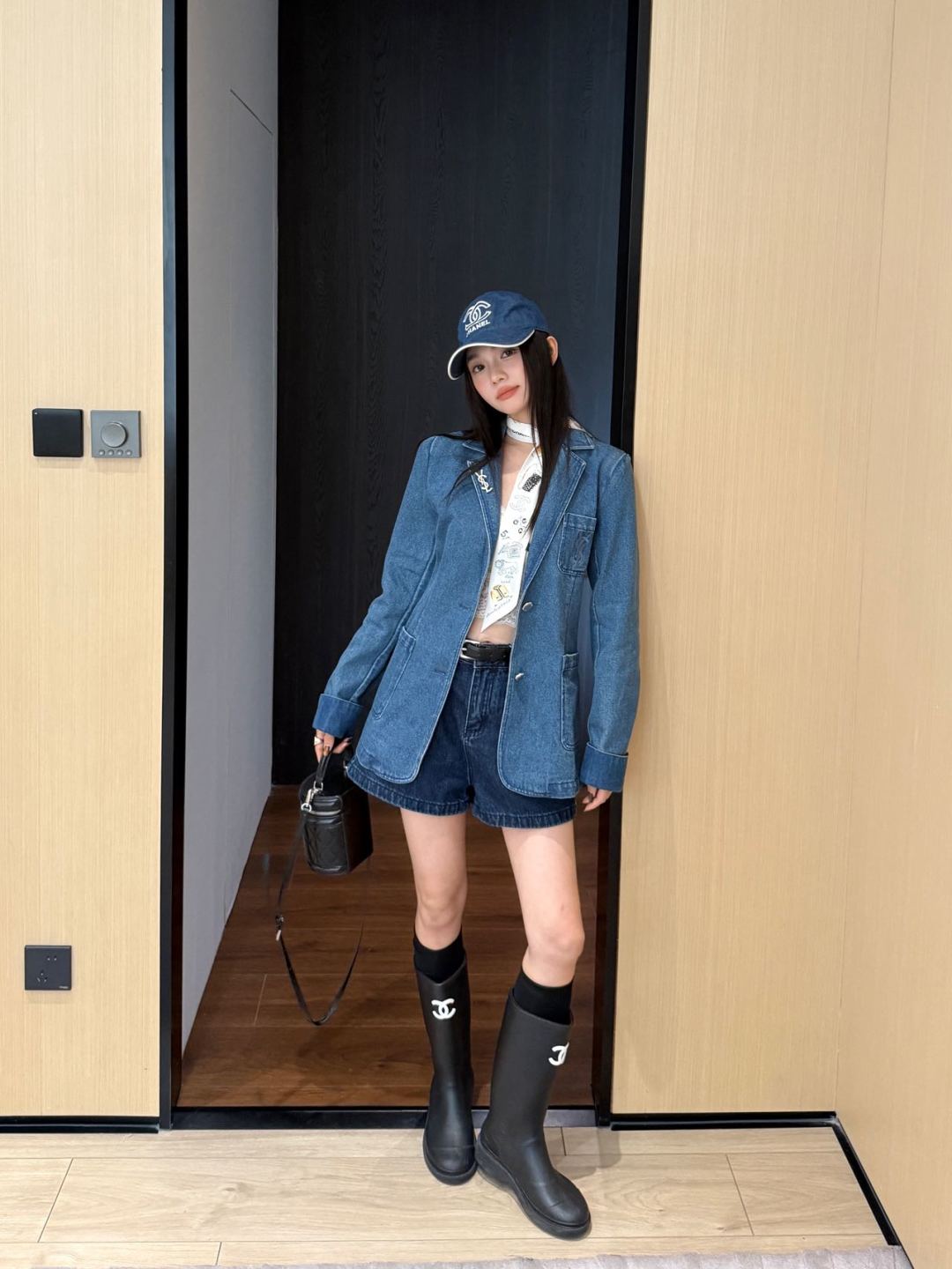 Saint lau 25fw denim jacket