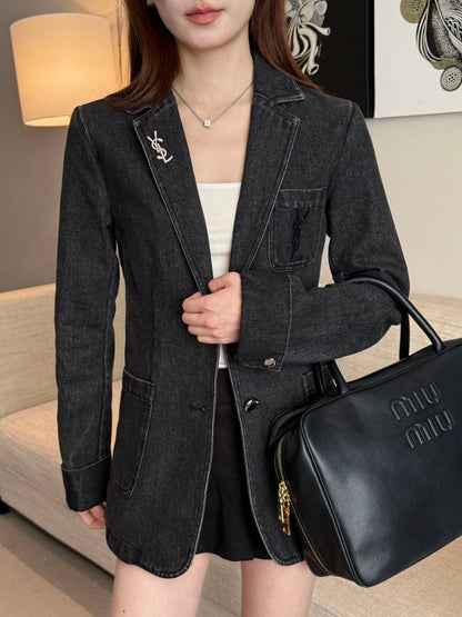Saint lau 25fw denim jacket