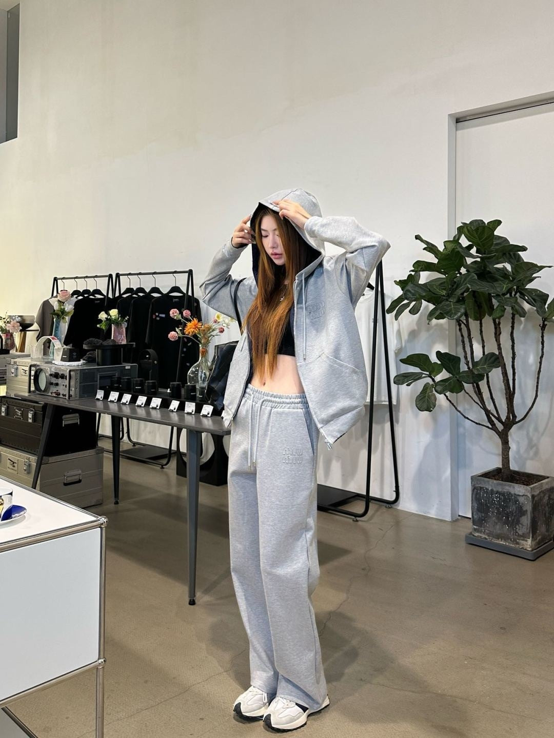 Miu 25fw reversible suit