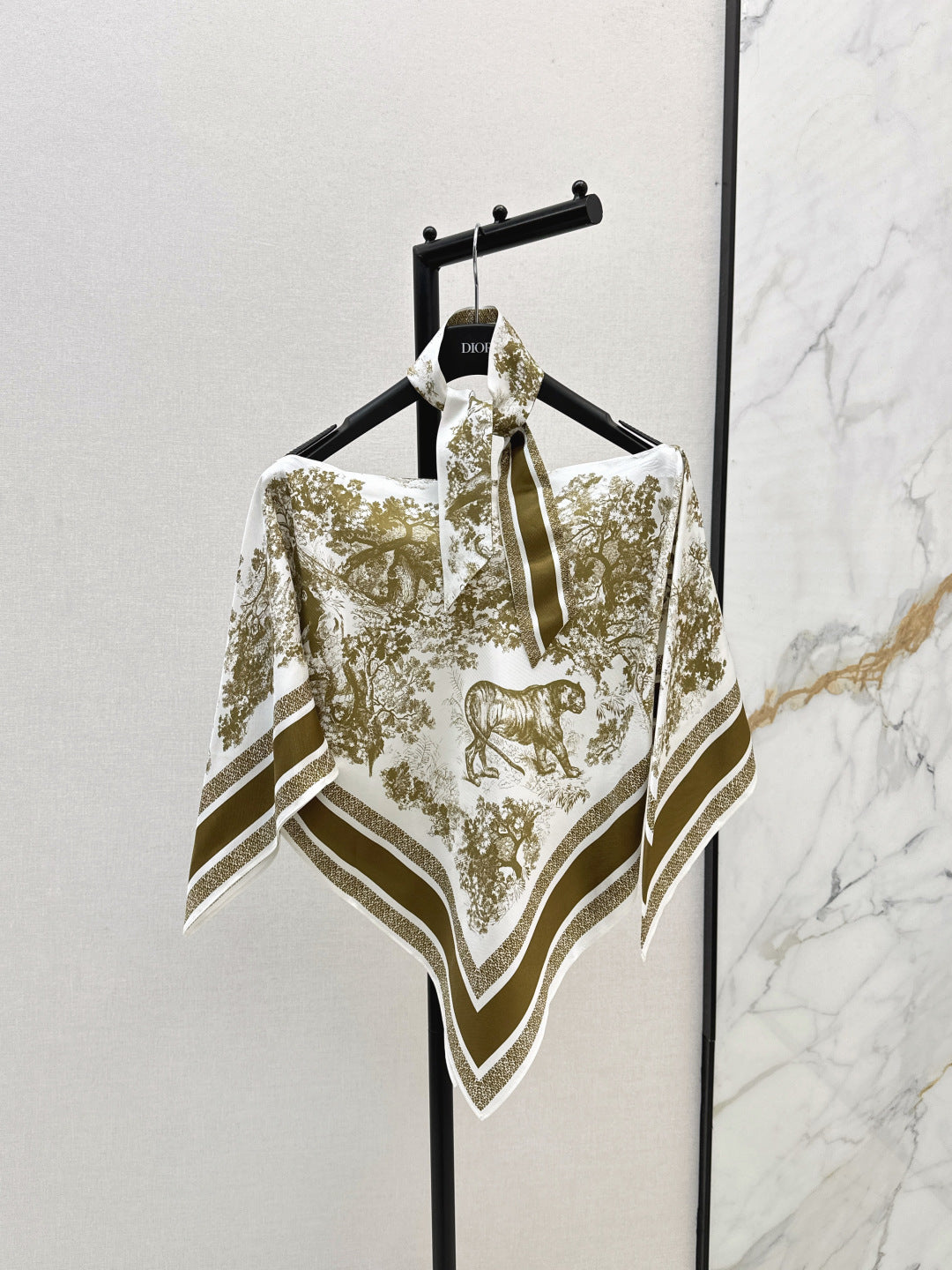 CD 25fw silk cape shirt