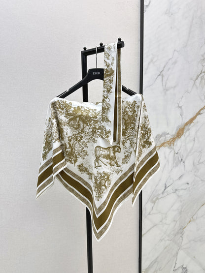 CD 25fw silk cape shirt