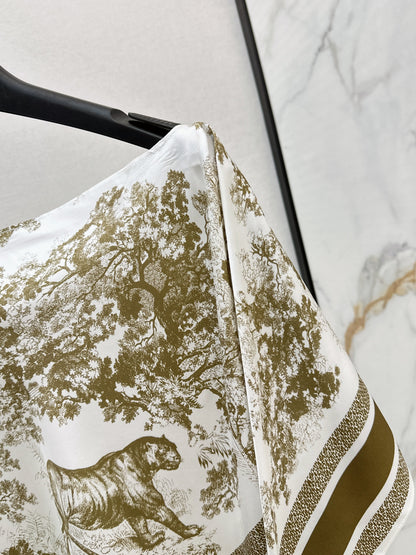 CD 25fw silk cape shirt