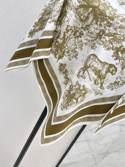 CD 25fw silk cape shirt