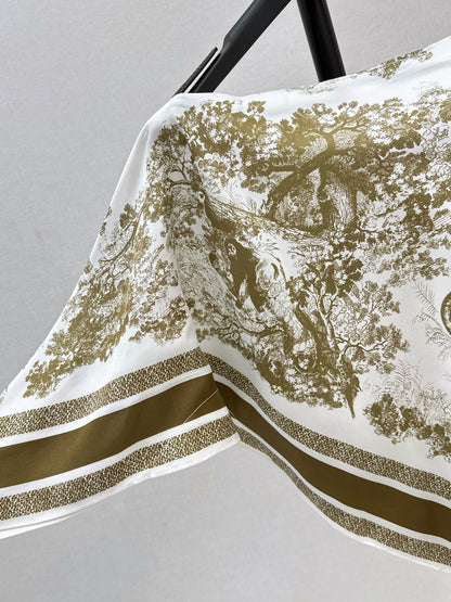 CD 25fw silk cape shirt