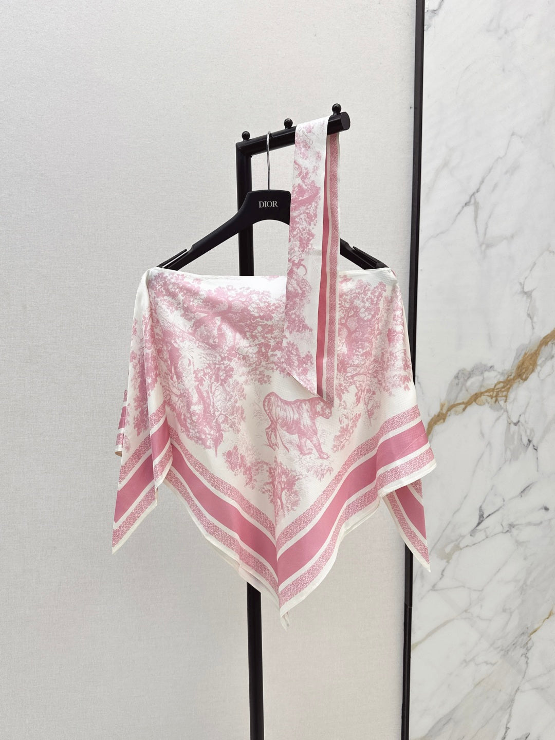 CD 25fw silk cape shirt