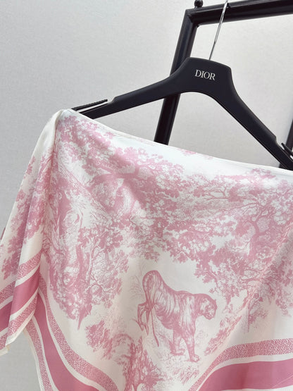 CD 25fw silk cape shirt